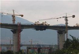 成昆复线泸沽安宁河双线特大桥 跨京昆高速连续梁顺利合龙