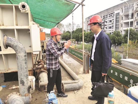 杭州市建管站赴地铁工地开展散装水泥行业“双随机”抽查