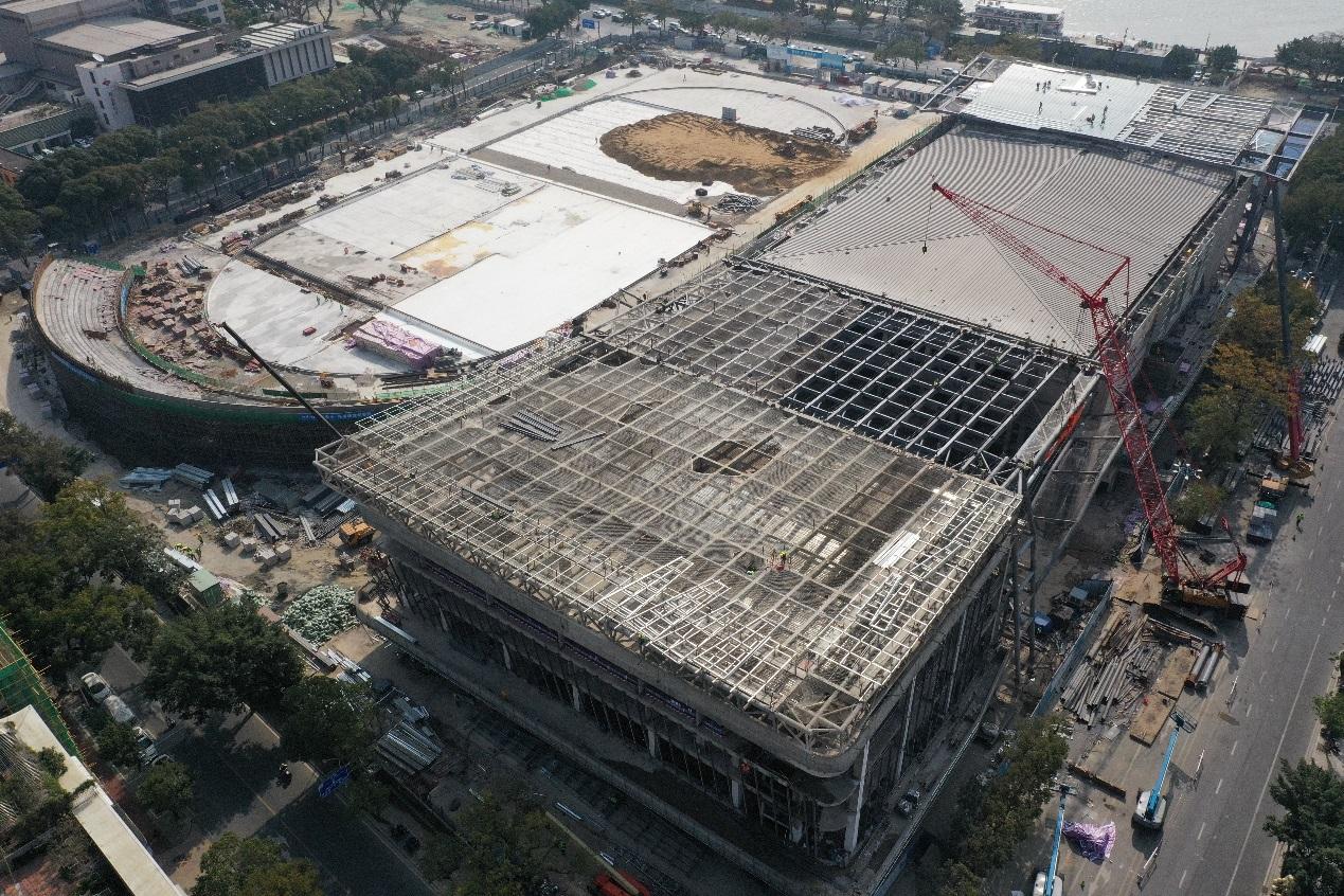 钢结构封顶！第三届亚青会汕头市人民体育场改造取得新进展