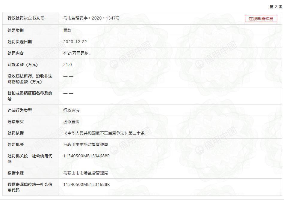 马鞍山伟星房地产违法遭罚350万 为伟星集团旗下公司