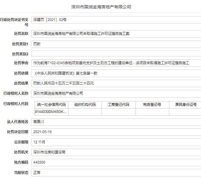 深圳市国润金海房地产有限公司