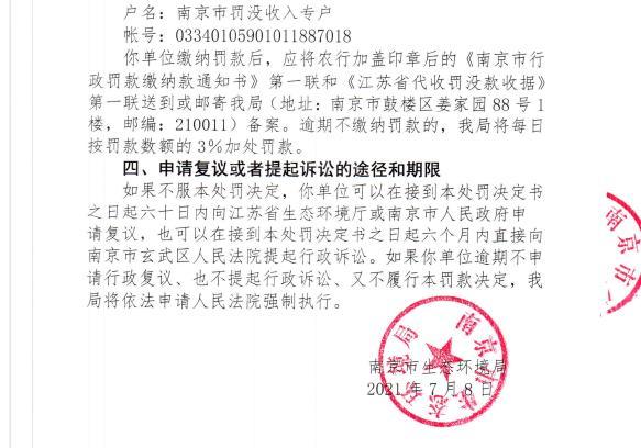 南京卿杰环保有限公司今年1月未经审批夜间施工9次遭罚 合计罚款4,5万元