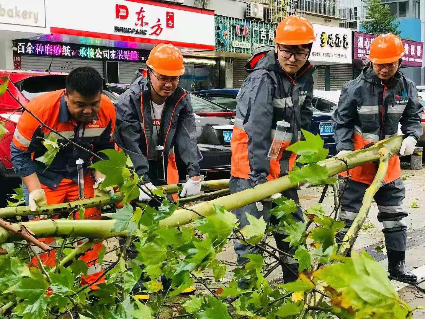 ​浙江宁波“立体化”抗台防汛保家园平安