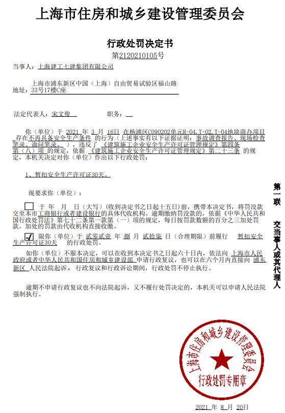 上海建工七建集团有限公司
