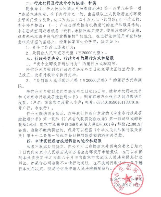江苏苏坛建设有限公司因违规作业被罚2万元