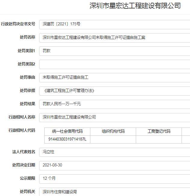 深圳市星宏达工程建设有限公司
