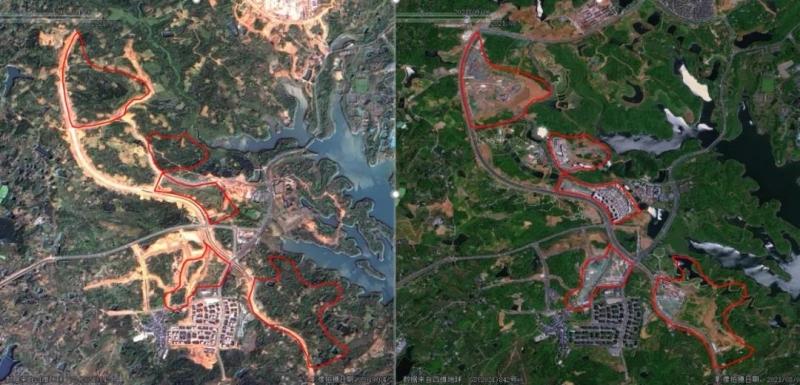四川省眉山市违法开发房地产 黑龙滩水源地生态环境遭到破坏