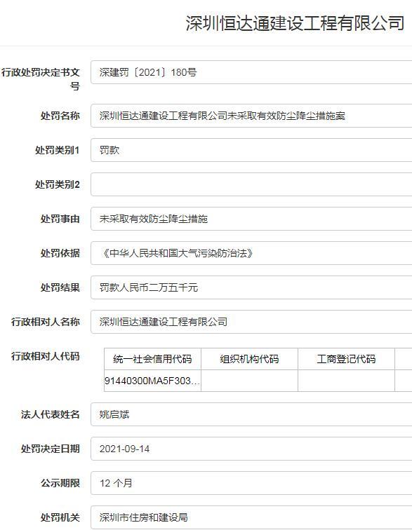 深圳恒达通建设工程有限公司