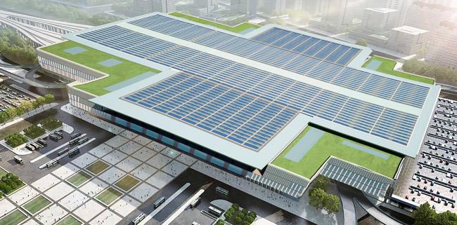 北京丰台站屋顶发绿电 年减碳6600吨