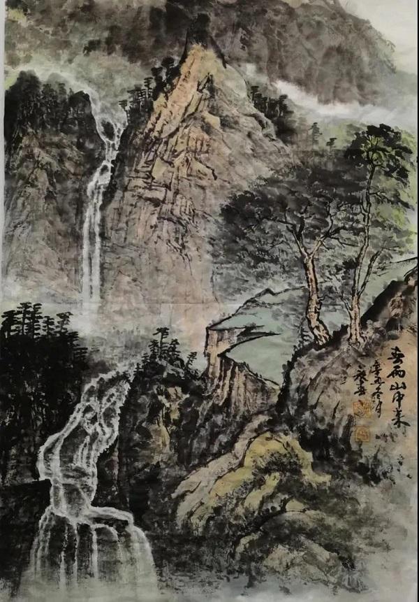 以小见大寄情山水间——观夏春山水画有感