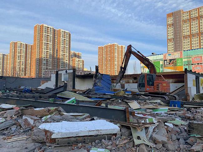 建新拆旧 广外街道天陶红莲市场迎来“新生”