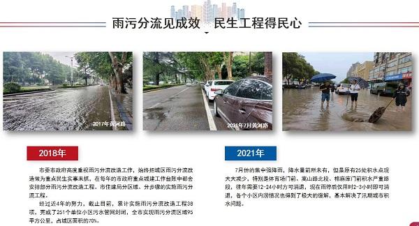 漯河市住建局就雨污分流工程和老旧小区改造工作向人民汇报