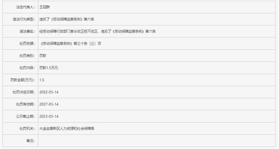 经劳动保障行政部门责令改正拒不改正 淮安市华远建筑工程劳务有限公司被罚1.5万元