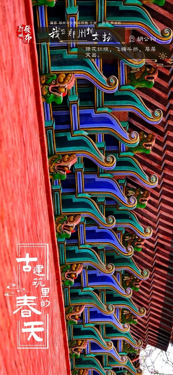 河南郑州：古建筑里看春色 方是春景“天花板”