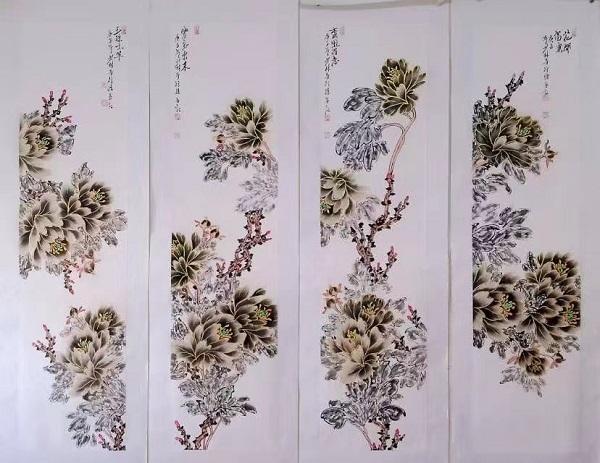 王胜利：行经少林悟禅意 墨韵匠心绘丹青