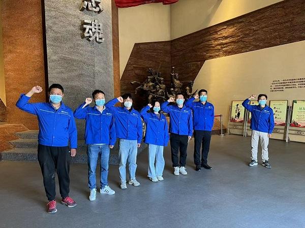 中铁十局漯河产业园项目部团支部组织开展“青春心向党 建功新时代”五四系列活动 