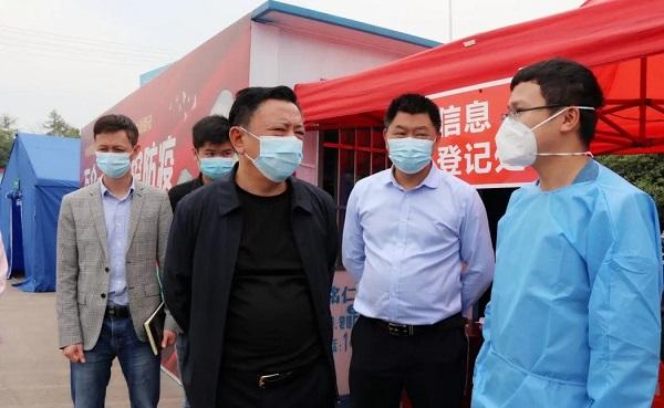 邵东市委书记周玉凡带队督导项目建设和疫情防控工作