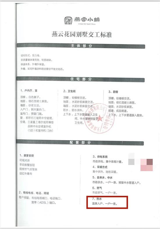 天津武清燕云小镇项目遭业主维权 交房5年温泉迟迟未入户