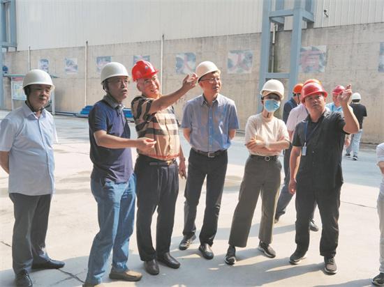 浙江省散装中心对嘉兴市预拌砂浆企业开展清洁化生产示范企业验收