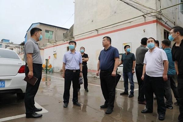漯河市住建局党组书记、局长舒畅带队实地督导住建领域创文工作