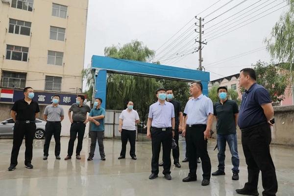 漯河市住建局党组书记、局长舒畅带队实地督导住建领域创文工作