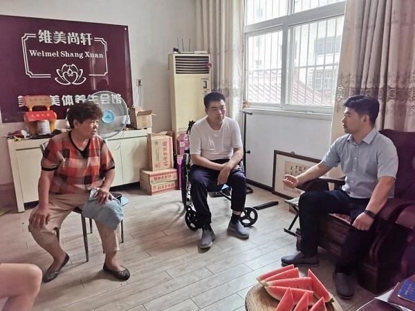 拥军优属丨漯河市住建局住房保障中心上门办理 服务“光荣之家”