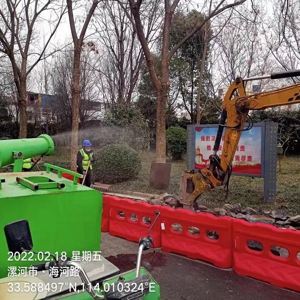 科学精准控尘 打造精品工程——漯河市2022年雨污分流工程扬尘治理工作纪实