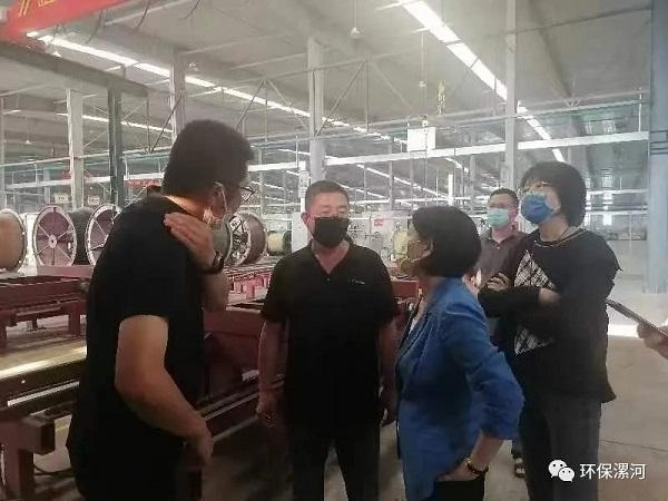 河南省生态环境厅副厅长王莹调研漯河市大气污染防治攻坚工作