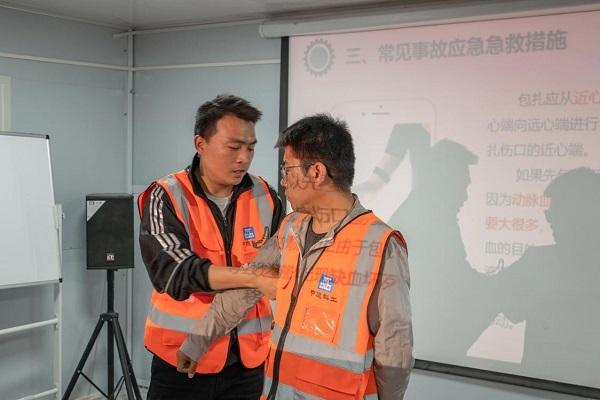 中建科工三一重能智能风电装备制造产业园项目 开展6.16“安全宣传咨询日”活动