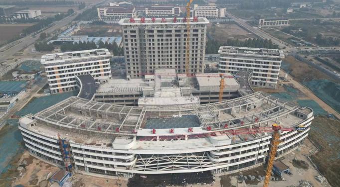 中国十七冶集团甘肃分公司鹤壁市儿童医院项目大干四季度，奋力保全年