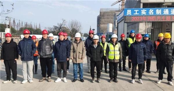 中交一公局松江车墩镇项目开展冬季防灾减灾专项活动