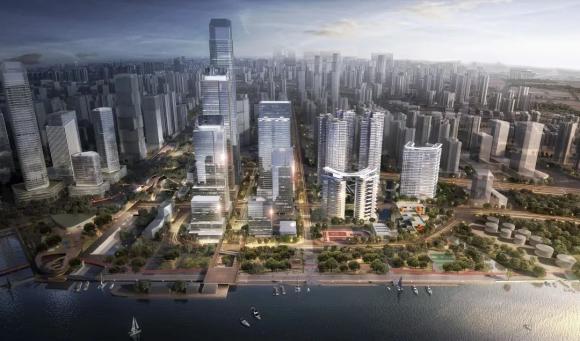 在广州珠江江畔，中核华兴这一项目获评“全国建筑工程项目施工工地安全生产标准化学习交流项目”
