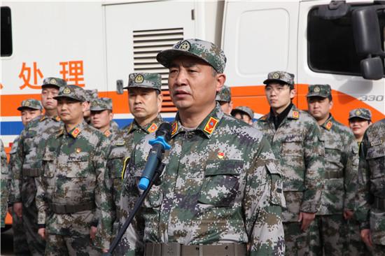 唐山市国防动员办公室主题党日活动与指挥通信训练有机结合
