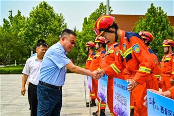 “蓝锋”出击，中建钢构（北方）救援队时刻待命