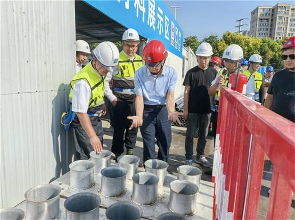 阜阳市级质量安全观摩活动在中建八局阜阳党校项目顺利开展