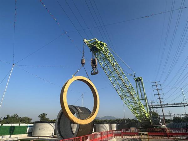 广州供电局广佛项目4-3号工作井区间顶管顺利始发