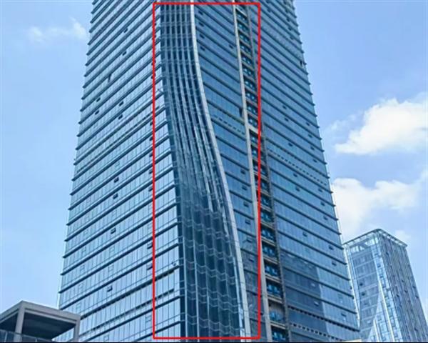 “高山流水”幕墻扮靚都市活力新地標