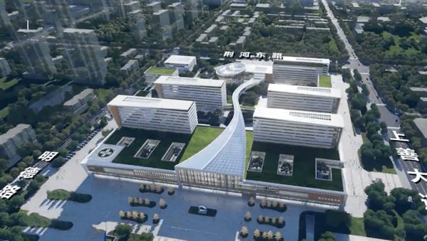 滕州市全新的中醫醫院，來了項目進入收尾階段，6月上旬投入使用