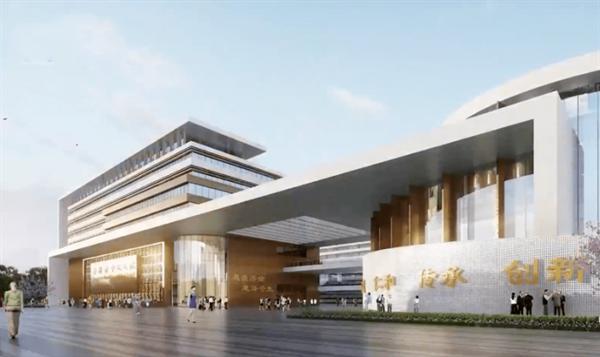 滕州市全新的中醫醫院，來了項目進入收尾階段，6月上旬投入使用