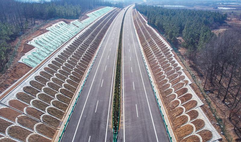 中交一公局三公司參建的安徽滁合周高速合肥段建成通車