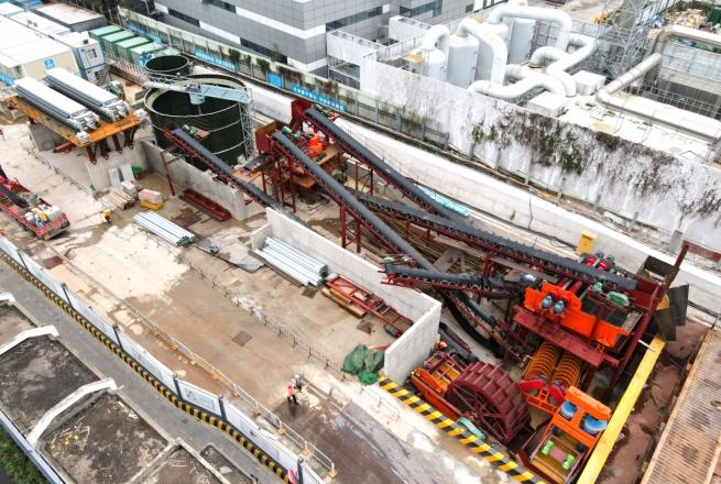 “吃土”新科技赋能绿色鹏城建设——记中建二局穗莞深城际前皇先开段项目“无废工地”建设