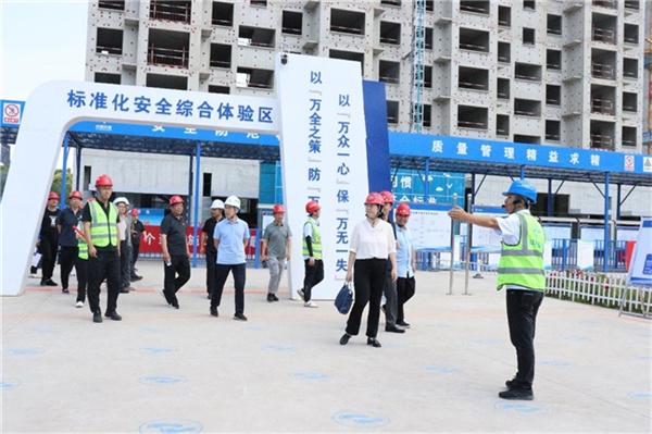 中交一公局集团建筑公司武清城改项目承办天津市2025年第一次建设工程质量安全文明施工观摩交流活动