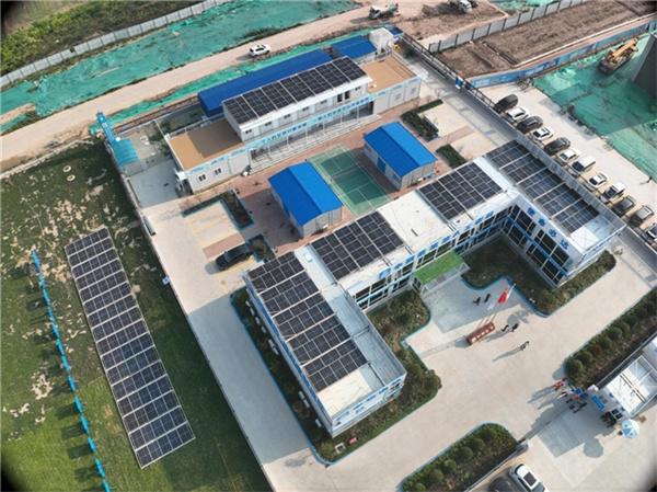 中建八局济南太平水库项目零碳新能源系统成功投用