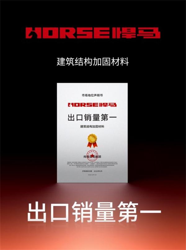 悍马建筑结构加固材料荣获尚普咨询集团系列市场地位声明