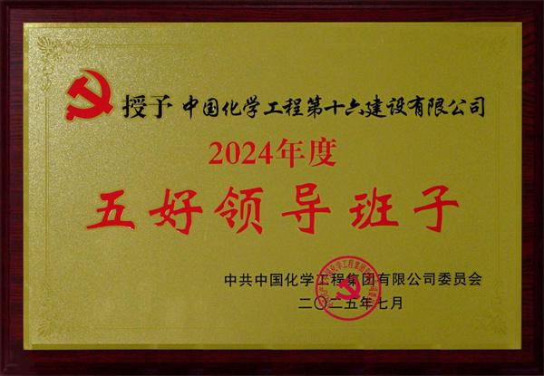 AAA，为中国化学十六化建点赞！