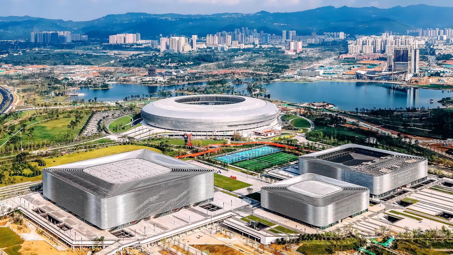 中建二局智慧建造助力东安湖体育公园改造 老公园“一键切换”服务世运会