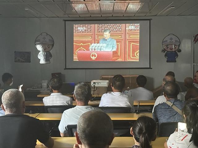 中交一公局集团平房乡安置房项目开展安全筑基·爱国同行主题系列活动