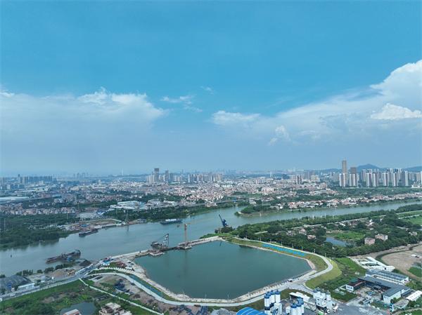 中交一航局顺德伦桂路项目干坞坞口二次止水施工顺利完成