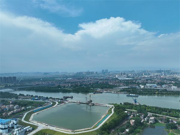 中交一航局顺德伦桂路项目干坞坞口二次止水施工顺利完成