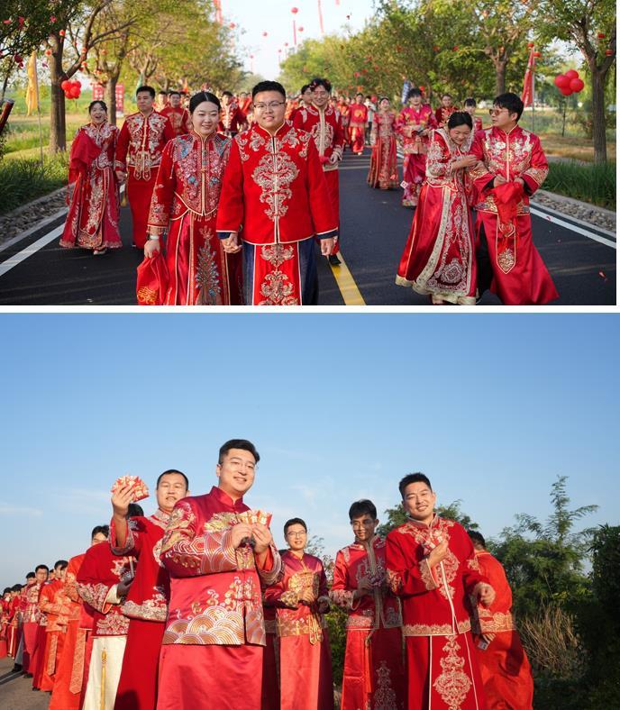 中国二十二冶为203对新人举办第六届青年员工集体婚礼